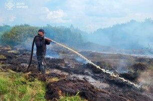 Земля горить під ногами: на Волині палають торф'яники та гектари сухої трави