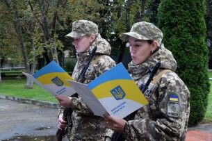 На Волині новобранці прикордонної служби склали військову присягу