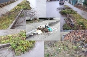 У місті на Волині продовжують виявляти стихійні смітники та захаращені тротуари
