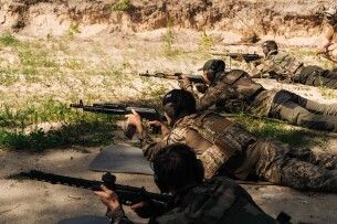 На Волині цивільних занурили в умови реального бою