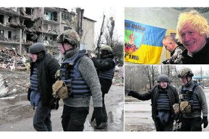 Борис Джонсон з’їздив  до наших бійців на Запоріжжі і написав репортаж