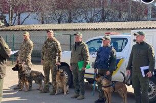На Волині свій клас продемонстрували службові собаки