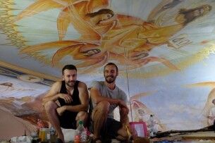 Волинський майстер розкриває свій Божий дар у розписі храмів (Фото)