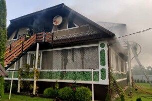 На Волині вогнеборці гасили дві пожежі в приватному секторі