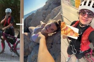 Ночівля просто неба та пробите колесо: 19-річна лучанка проїхала 700 км на велосипеді до Хорватії