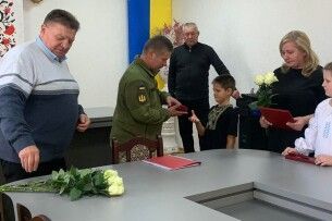 В Берестечку нагороди полеглих Героїв вручили їхнім дітям 