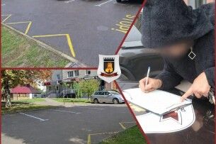 Хотів як краще, а вийшов штраф: у Луцьку склали протокол за самовільну розмітку на дорозі