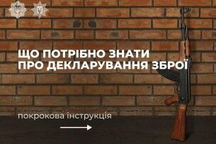 Волинські поліцейські повідомили важливу інформацію щодо зброї