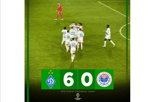 «Динамо» (Київ) забило аж 6 голів у матчі Ліги Конференцій!