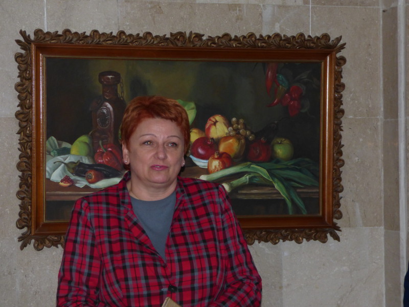 Світлана Мишковець побажала студентам матеріального задоволення від роботи художника.