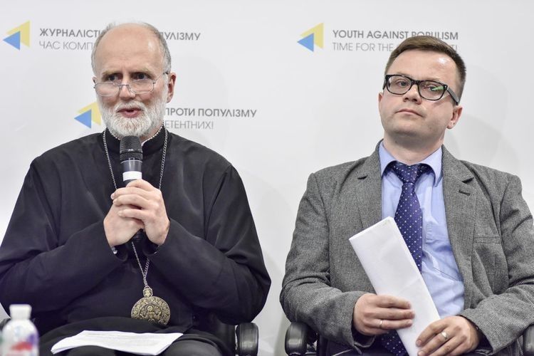 Борис Ґудзяк і Олег Разиграєв (ліворуч)