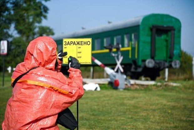 На Рівненщині провели навчання на випадок хімічної загрози