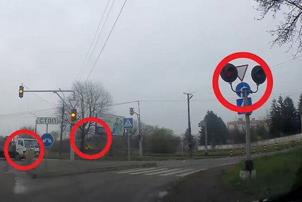 У Луцьку локомотив ледве не зіткнувся з вантажівкою (Відео)