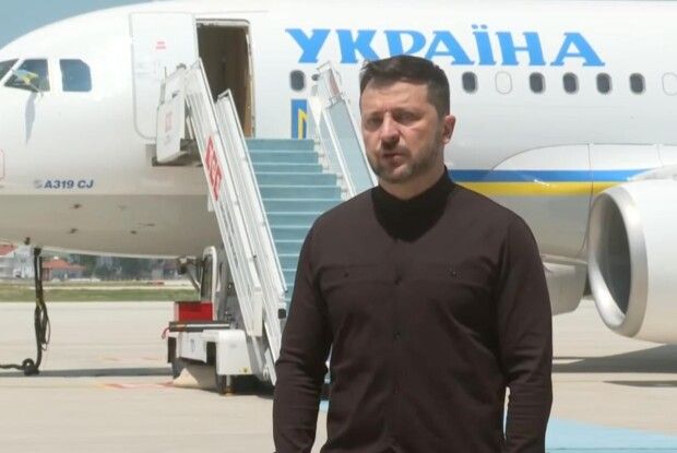 Зеленський прибув в аеропорт Анкари