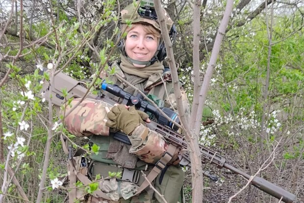 46-річна снайперка Олена Білозерська народила первістка