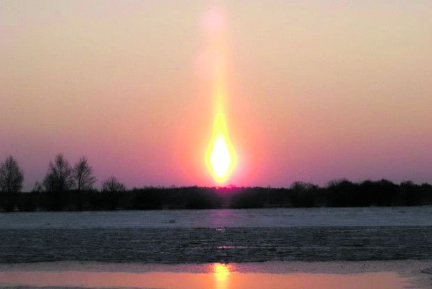 На свято Стрітення на небі з’явилася… вогняна свіча