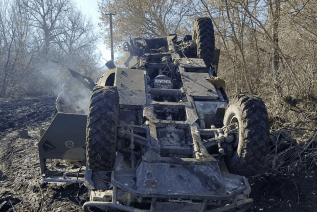 На Чернігівщині знищено російський «Тигр» (Фото)