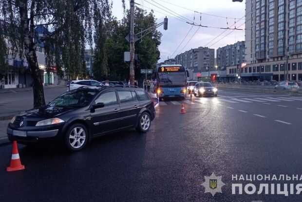 У Луцьку на переході під колеса автівки потрапив пішохід
