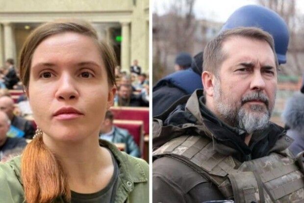 «На жаль, з'являються такі ідіоти»: «слуга» Безугла звинуватила Гайдая у поганій підготовці до оборони Луганщини. Він назвав її «несповна розуму» 