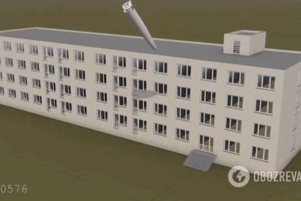 У мережі змоделювали удари ракети по багатоповерхівці, пояснивши, чому не можна ігнорувати сирени (Фото, відео)
