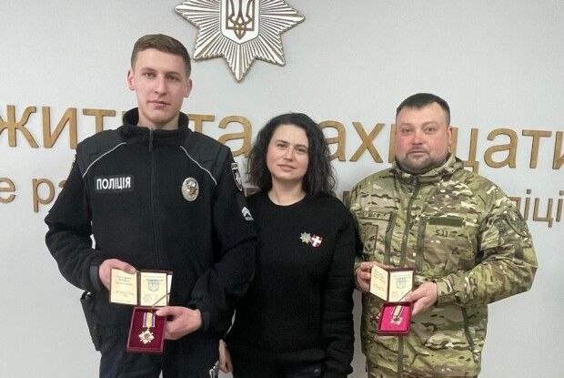 Поліцейські Волині отримали державні відзнаки «За мужність» (Фото)