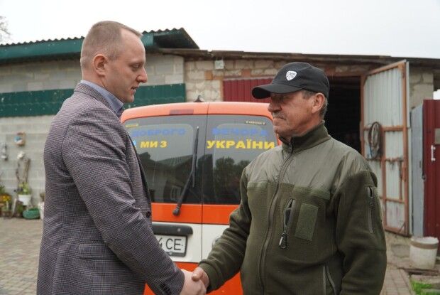 На Волині привітали батька загиблого Героя