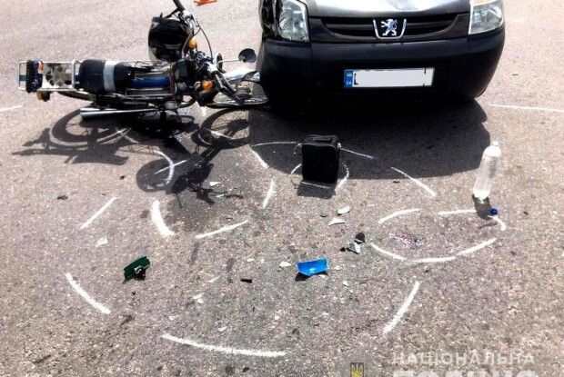 55-річний мотоцикліст потрапив у страшну аварію на Рівненщині (Фото)