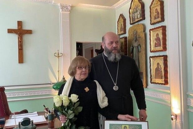 Митрополит Михаїл зустрівся з народною артисткою Адою Роговцевою
