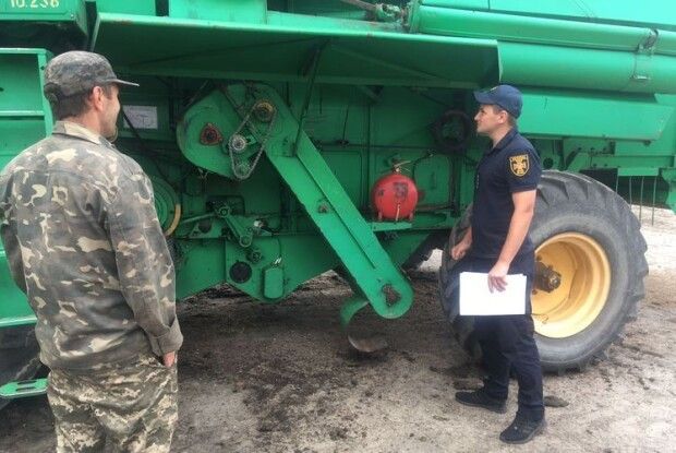 У Любомльському районі рятувальники побували на жнивах