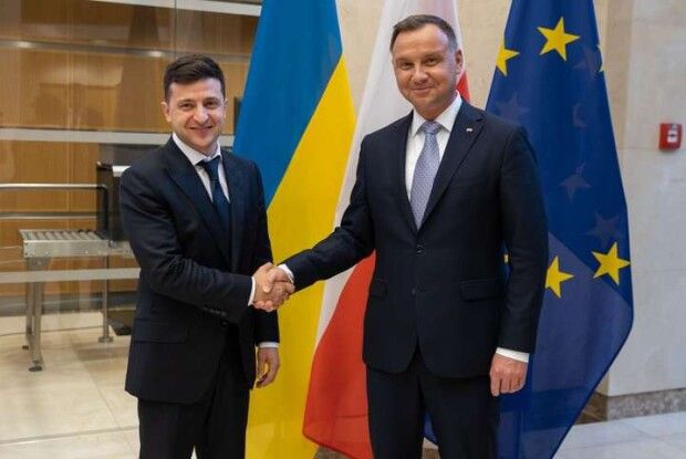 Володимир Зеленський запропонував Анджею Дуді спорудити на кордоні України та Польщі спільний меморіал примирення