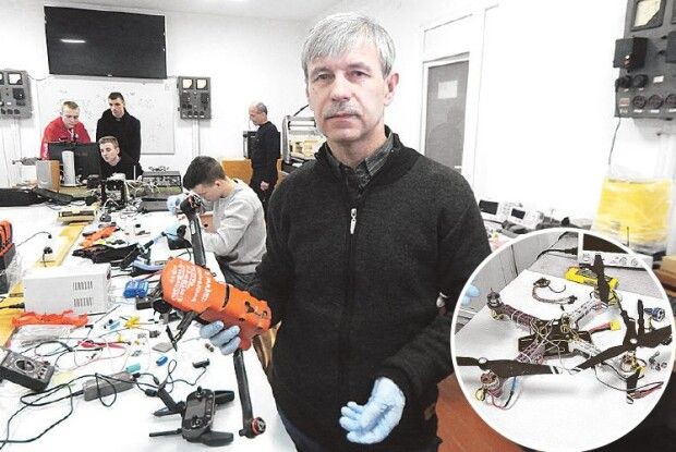 Фізики з волинського вишу ремонтують квадрокоптери