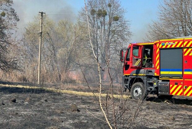 Волинь у вогні: сьогодні зафіксовано 16 пожеж на відкритих територіях