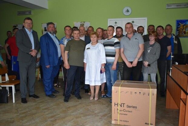 Волинському військовому госпіталю подарували тонометр