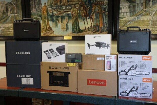 Луцька міська рада передала чергову партію допомоги для потреб військовослужбовців