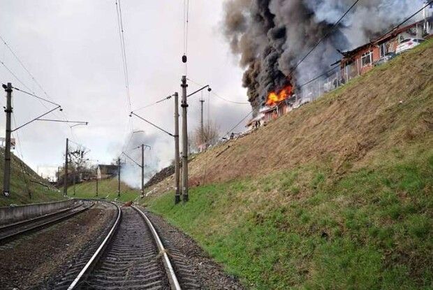 Рашисти обстріляли в Україні п'ять залізничних станцій