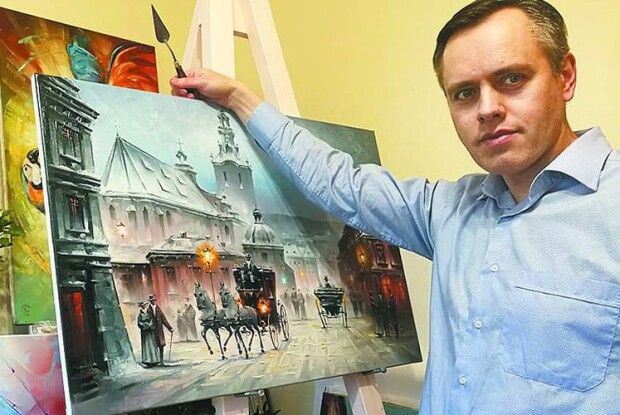 Художні полотна на висоті…  11 000 метрів