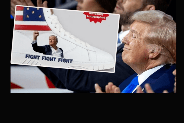 Кросівки із кулаком Дональда Трампа розходяться, як гарячі пиріжки