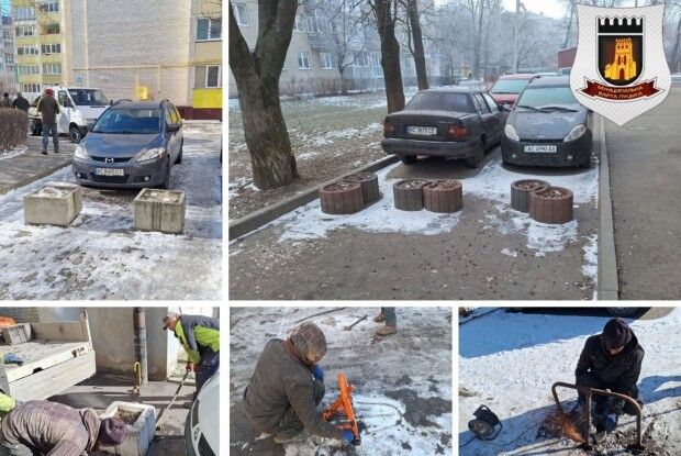 У Луцьку муніципальна варта звільняє дороги від самобудів (Фото)