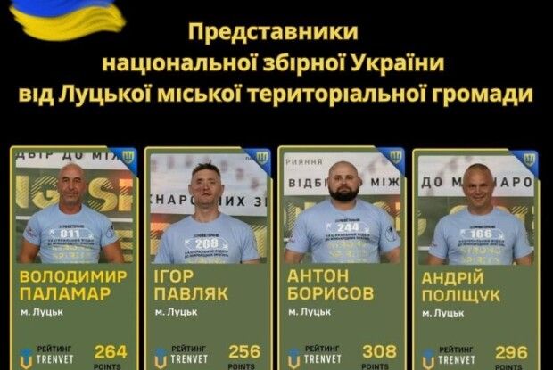 Четверо незламних ветеранів-силачів із Волині вирушають до Іспанії