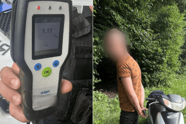 На Рівненщині 18-річний водій «перевантажив» драгер алкоголем