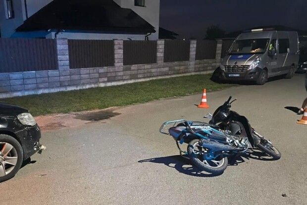 У Луцькому районі в ДТП за участю неповнолітніх травмувалися троє дітей