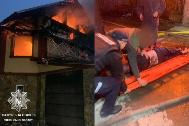 У Рівному чоловік ледве не загинув, рятуючи від вогню свої гроші і документи