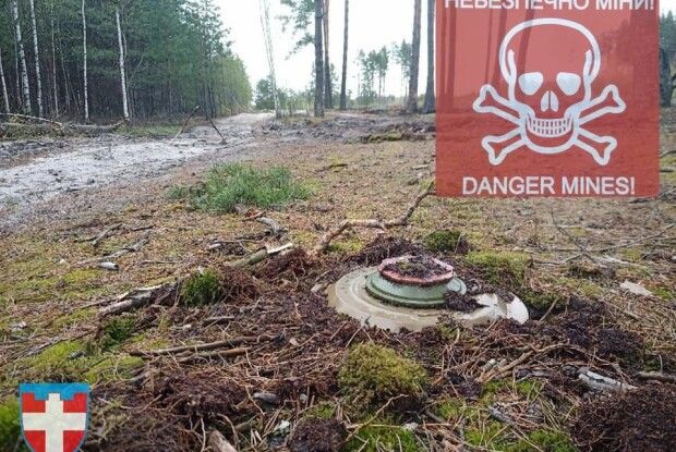 Командування волинської бригади тероборони попередило про міни мешканців прикордоння з білоруссю