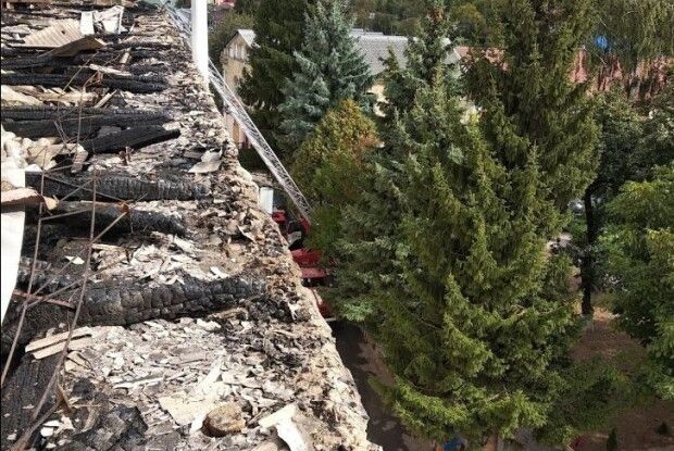 Військовий госпіталь оговтується  від пожежі