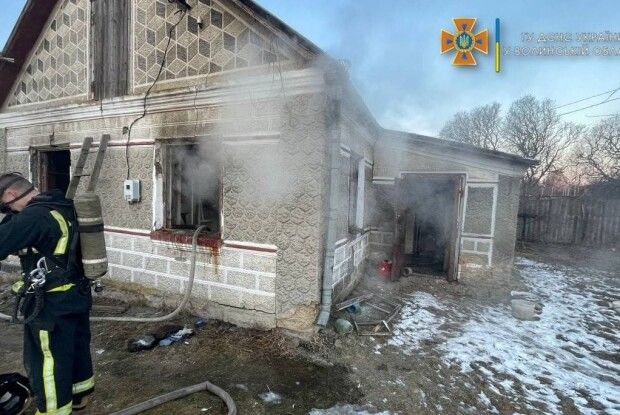 У Луцькому районі в пожежі згинули мати та син