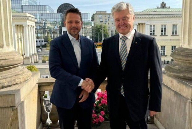 Порошенко обговорив з мером Варшави Тшасковським «ізраїльську модель» захисту неба