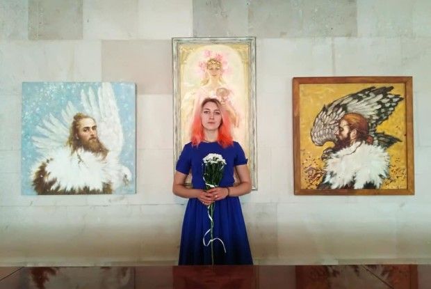 Історичні портрети волинська художниця експонує у  «Білому домі»