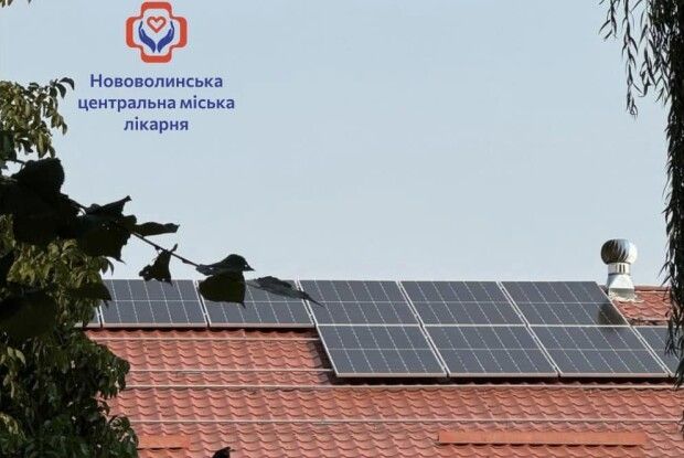 Сонячна електростанція допоможе медзакладу на Волині заощадити майже 200 тисяч гривень на комунальних платежах