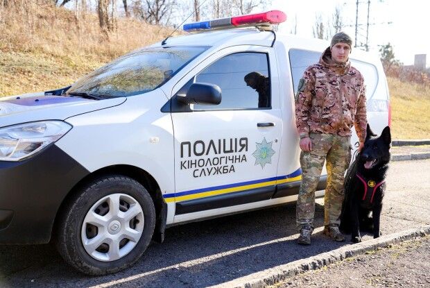 На Рівненщині службовий собака привів поліцію до будинку палія