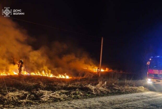 Через людську недбалість на Волині зафіксували сім пожеж за добу